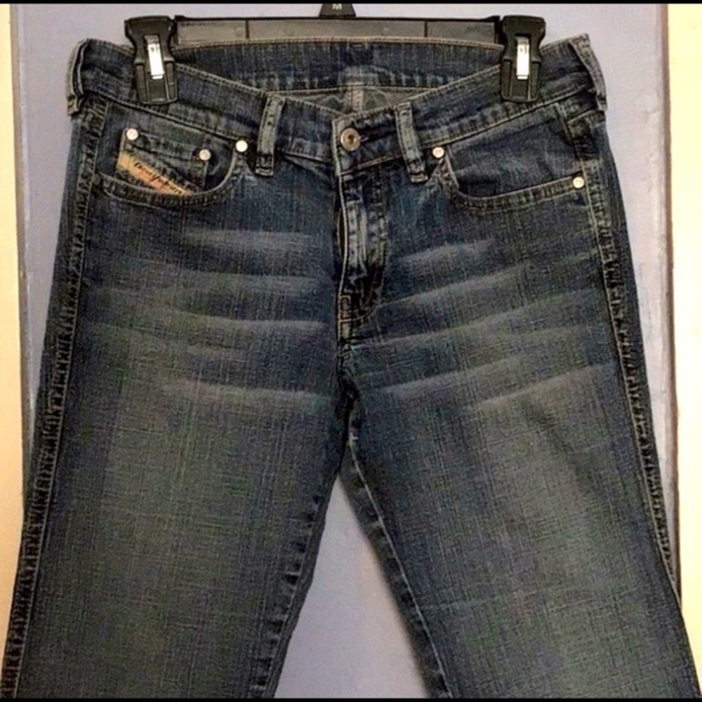DIESEL High Rise Bootcut Jeans